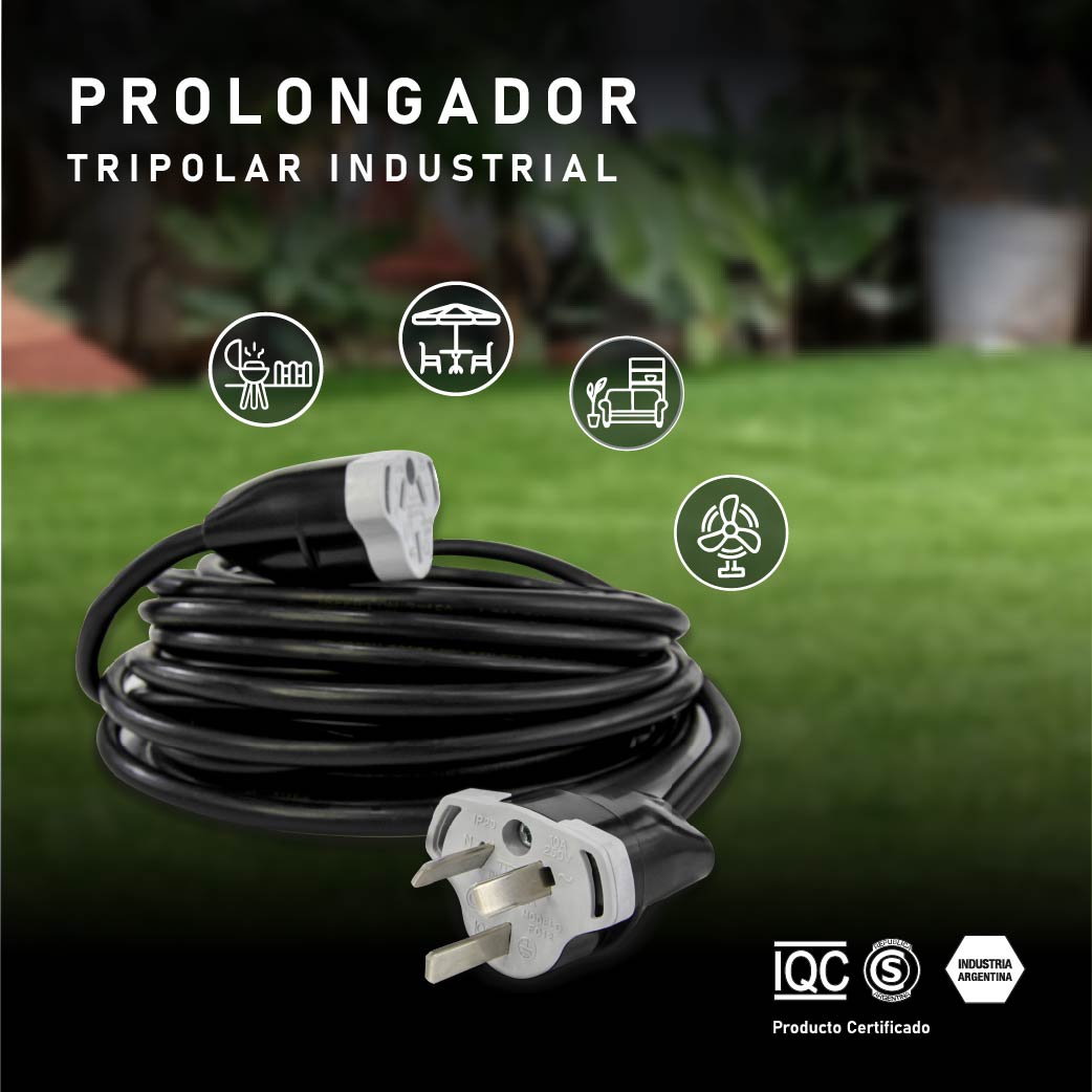 fabricante prolongador tripolar normalizado